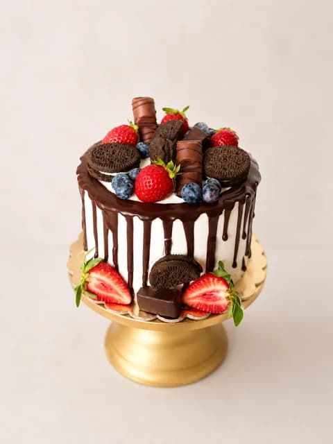 Drip cake czekoladowy