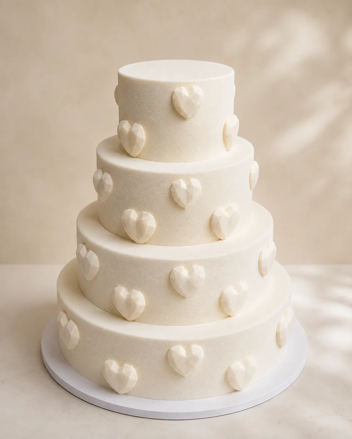 Tort weselny w masie cukrowej